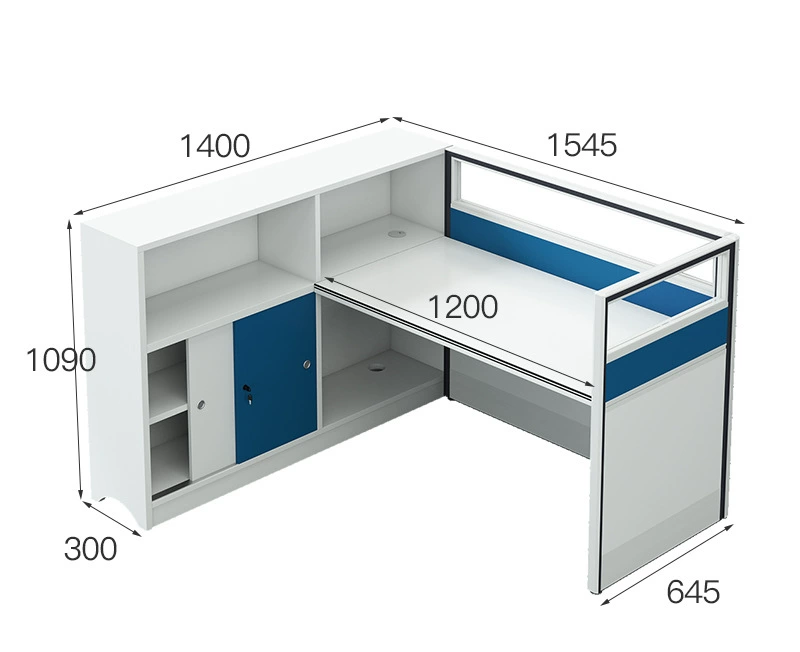Office Furniture Set - مجموعة مكتب وكرسي مكتبي حديثة وبسيطة،