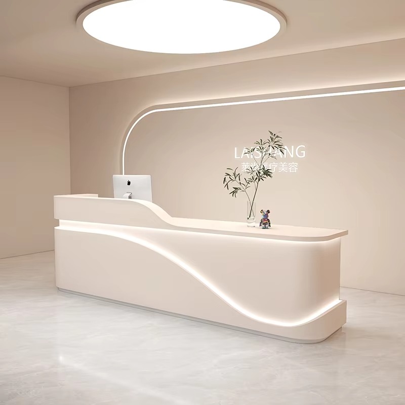 Office Furniture Logo - مكاتب استقبال كبيرة للفنادق، طاولات استقبال