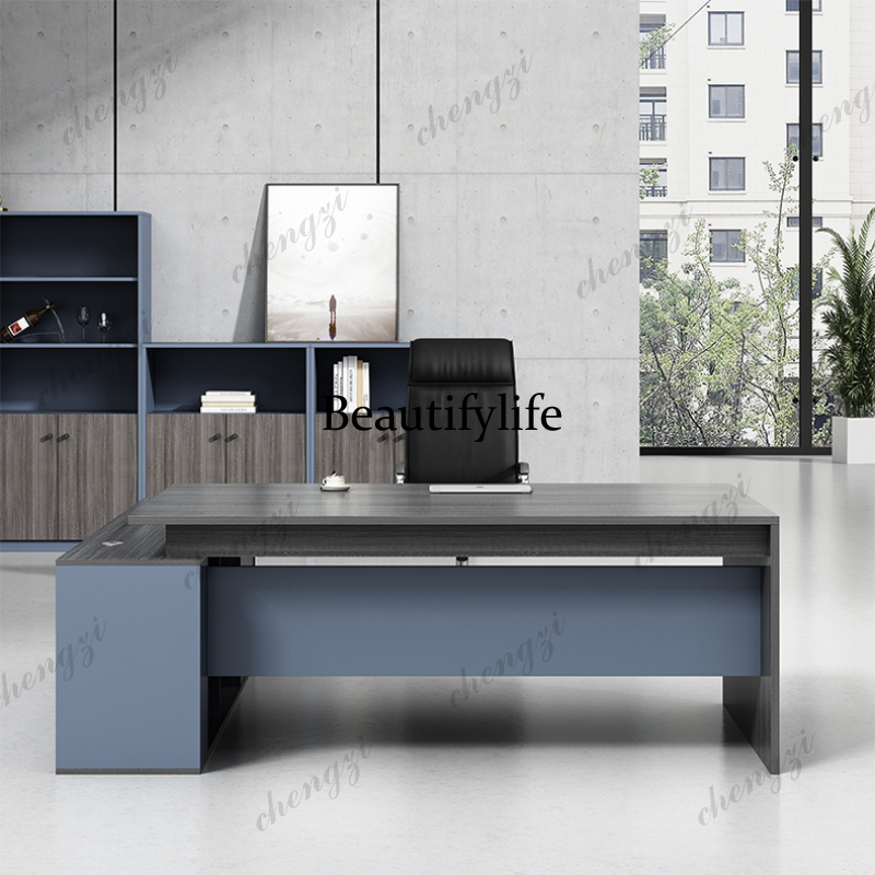 Office Furniture Set - طاولة كمبيوتر مكتبية منظمة مع أدراج
