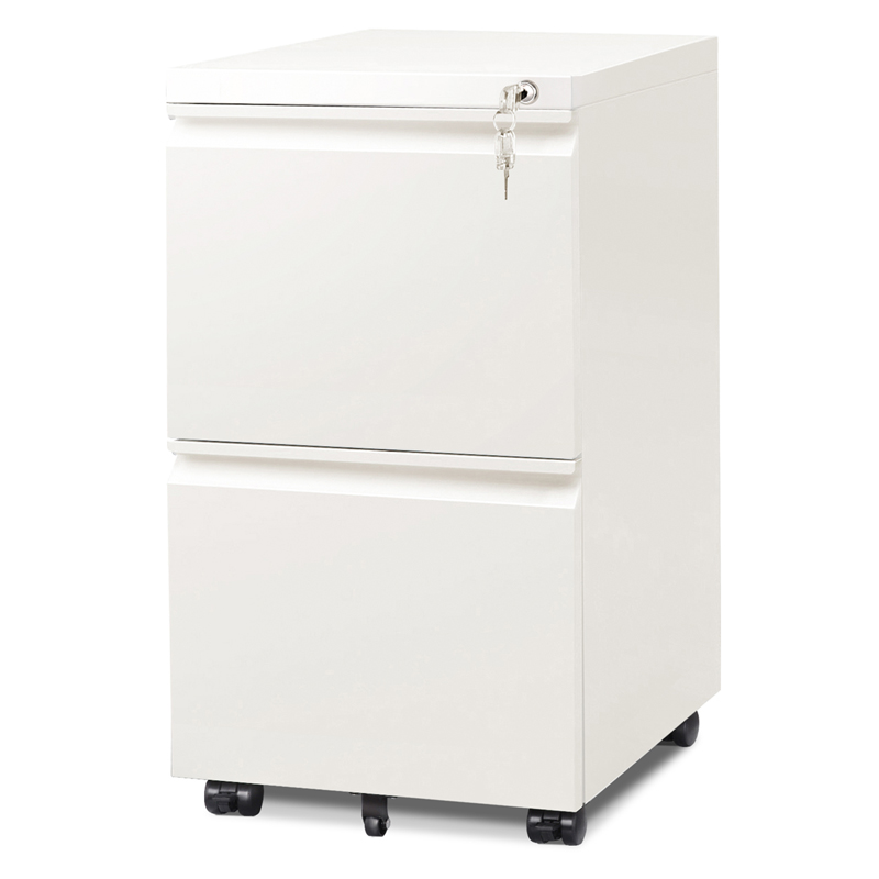 Office Furniture Filing Cabinets - خزانة ملفات ذات درجين مع قفل،