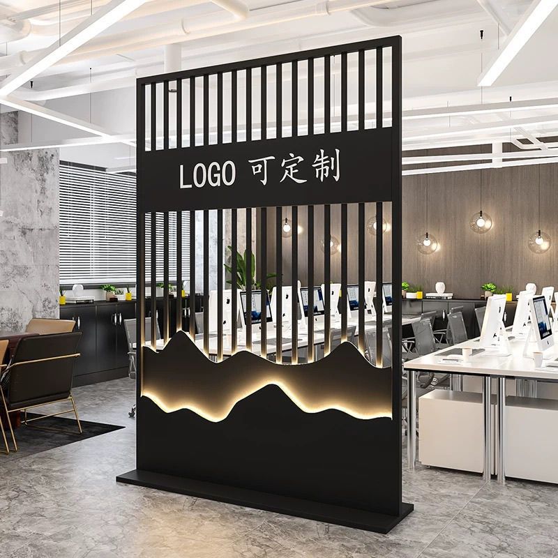 مكتب شركة شاشة زجاجية تقسيم شع - مراجعة Office Furniture Logo وسعره