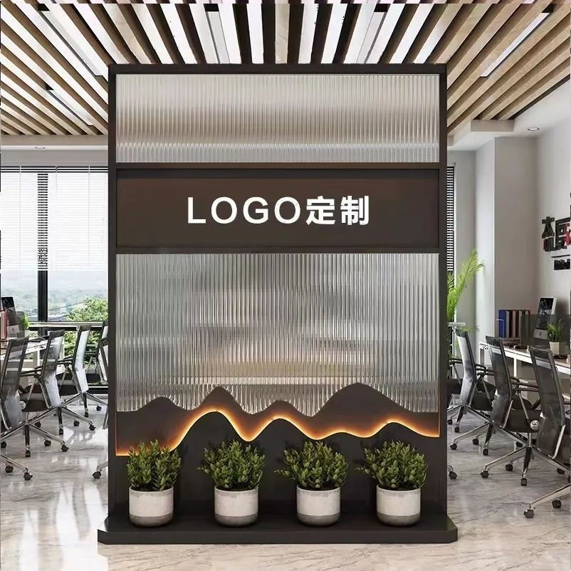 مكتب شركة شاشة زجاجية تقسيم شع - مراجعة Office Furniture Logo وسعره