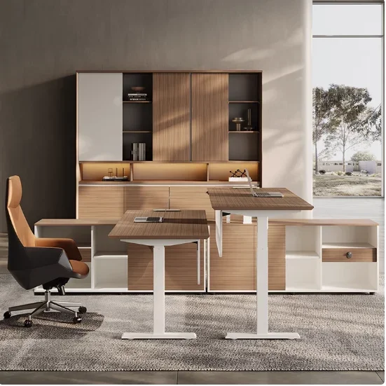 طاولة مكتب حديثة وبسيطة للمدير - مراجعة Office Furniture Logo وسعره