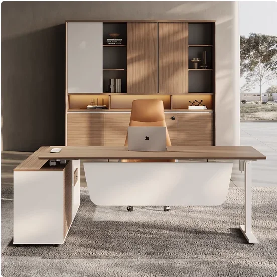 طاولة مكتب حديثة وبسيطة للمدير - مراجعة Office Furniture Logo وسعره