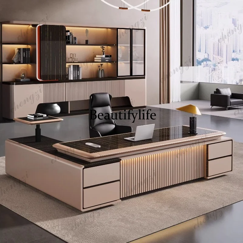طاولة مكتب فاخرة A45 على شكل ح - مراجعة Office Furniture Filing Cabinets وسعره