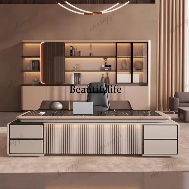 طاولة مكتب فاخرة A45 على شكل ح - مراجعة Office Furniture Filing Cabinets وسعره