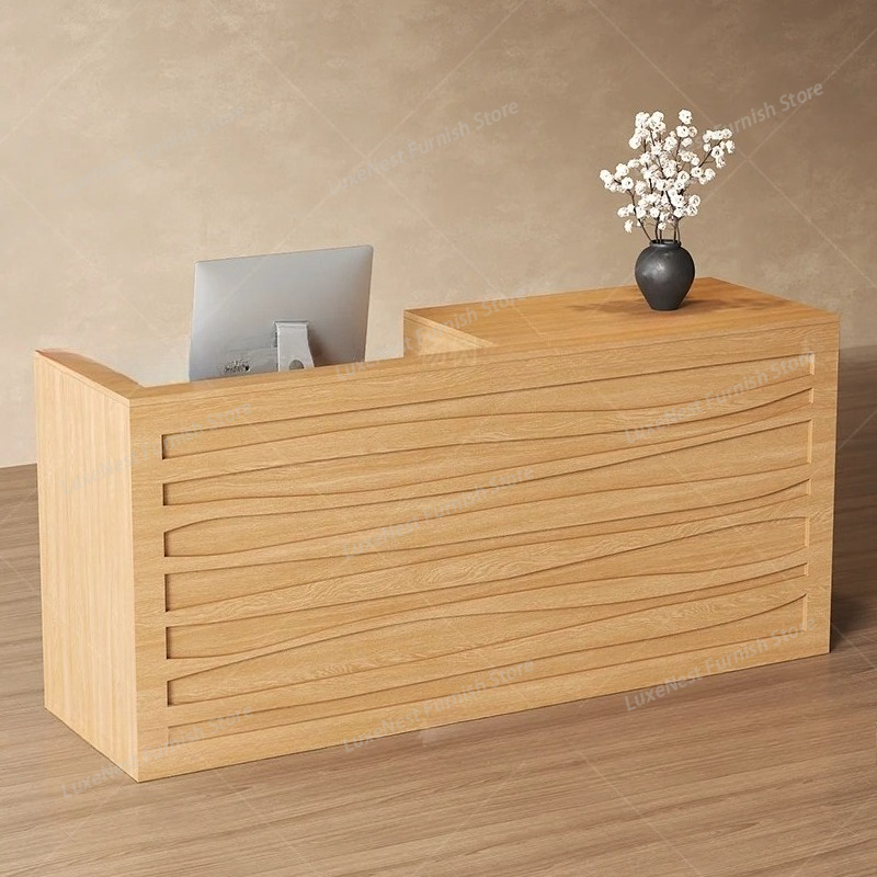 مكتب استقبال أنيق للمكاتب مع ش - مراجعة Office Furniture Logo وسعره