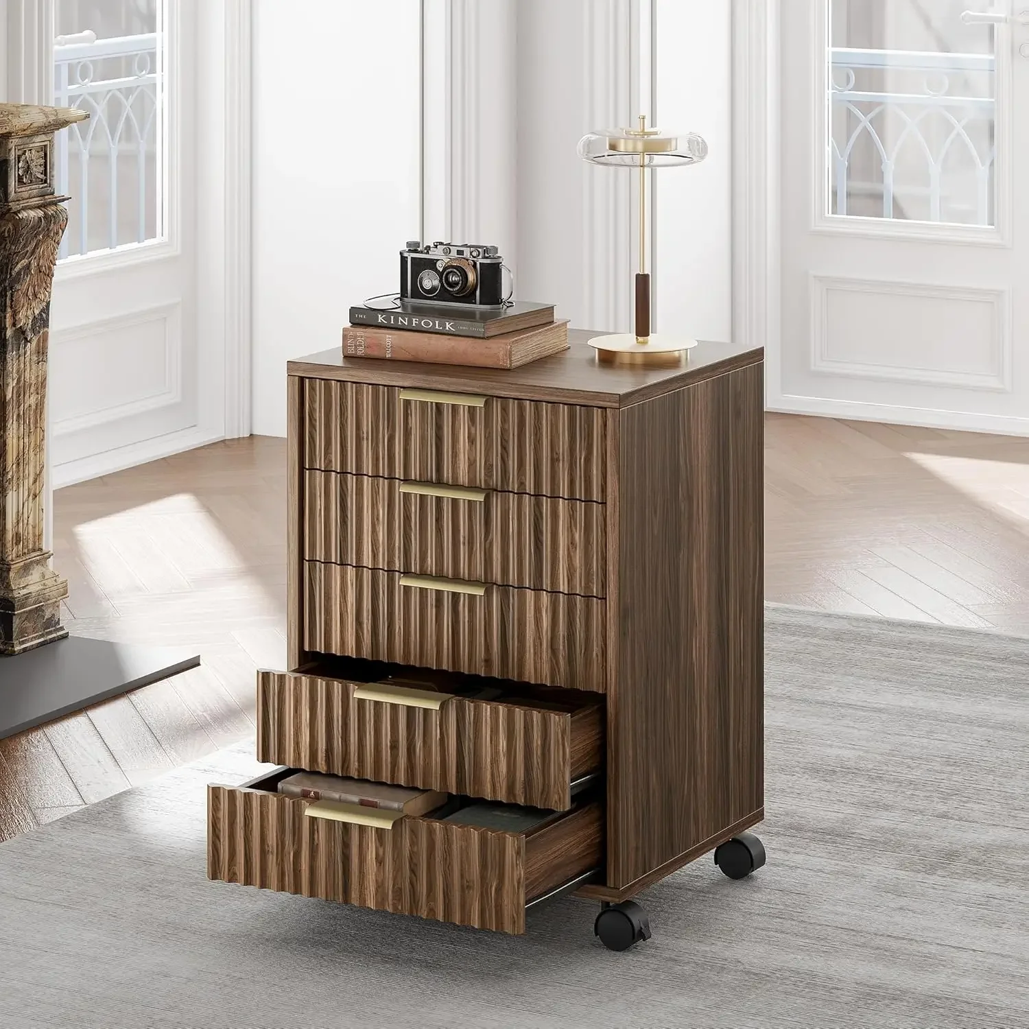 خزانة بـ 5 أدراج، وحدة تخزين خ - مراجعة Office Furniture Filing Cabinets وسعره