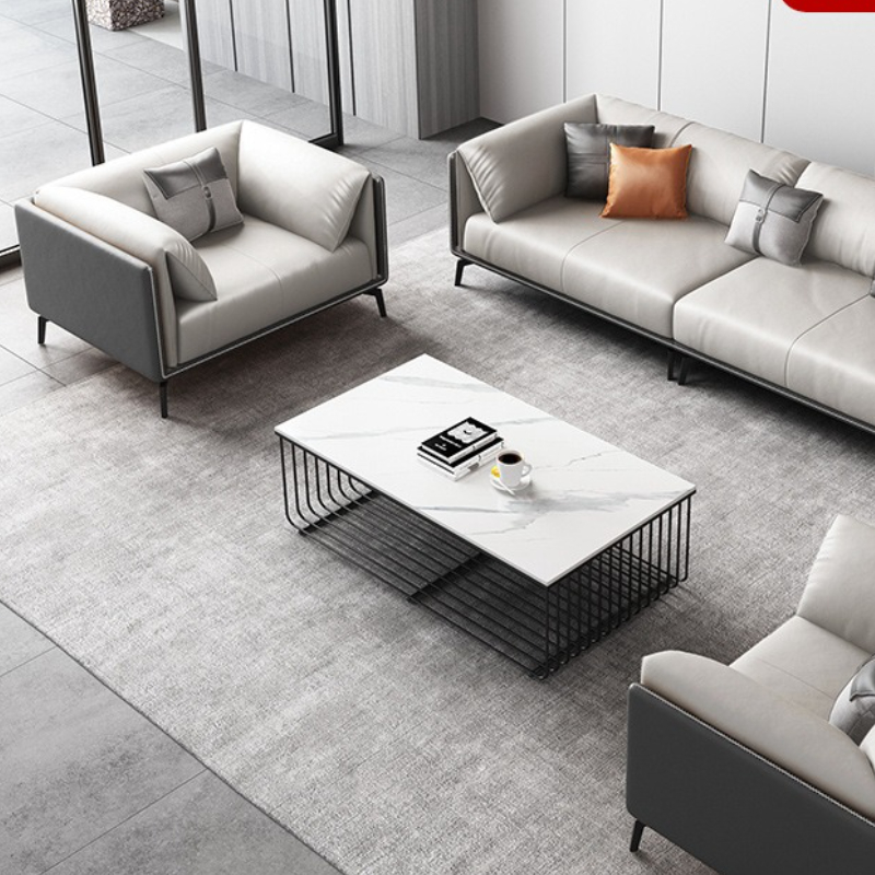 أرائك مكتب الأعمال من جلد البق - مراجعة Office Furniture Set وسعره