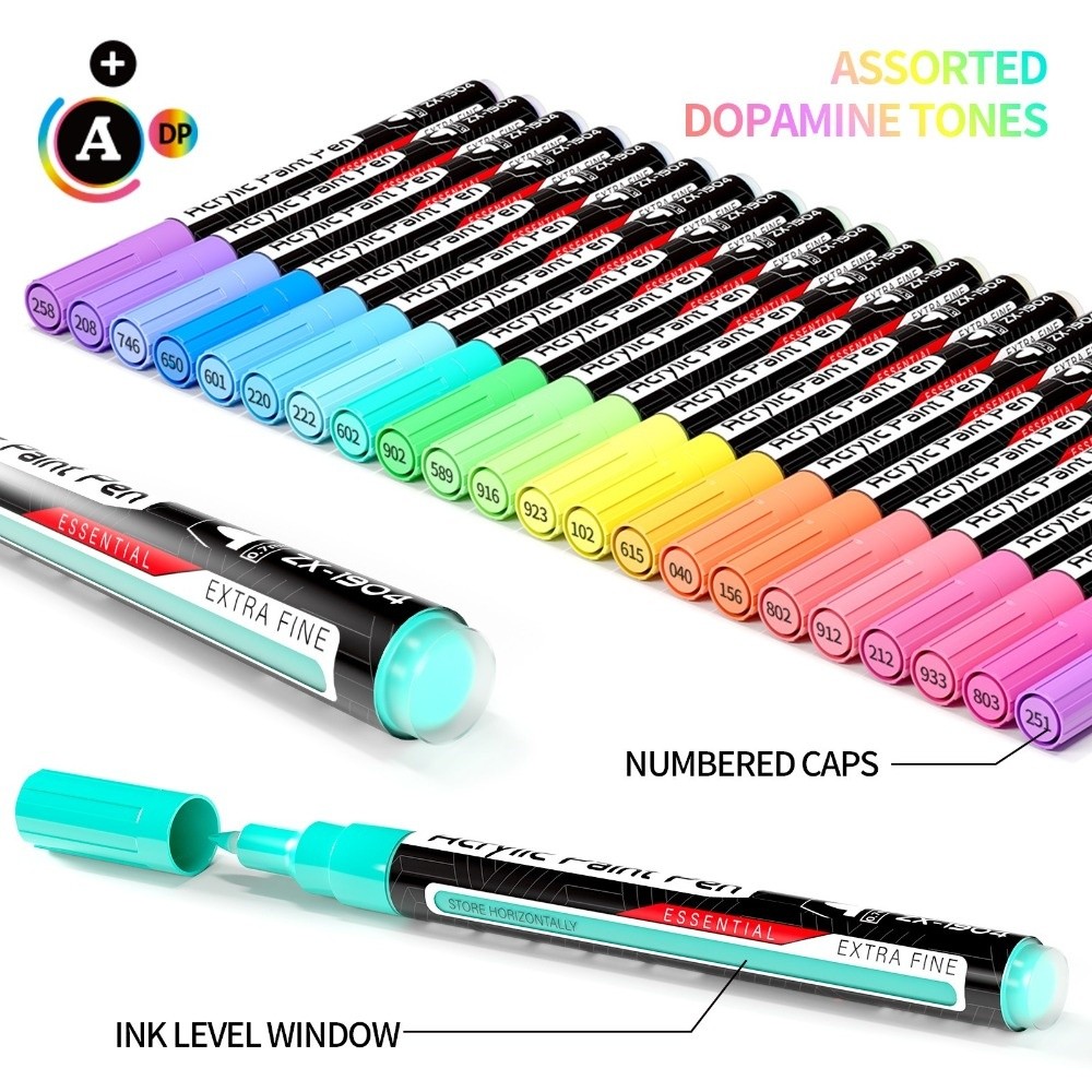 22 قطعة من أقلام الطلاء الأكري - مراجعة Copic Marker Classic وسعره