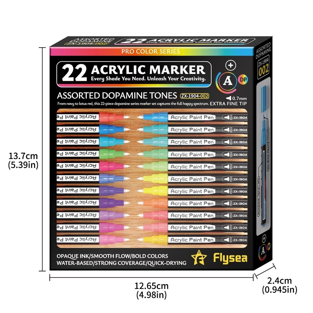 22 قطعة من أقلام الطلاء الأكري - مراجعة Copic Marker Classic وسعره